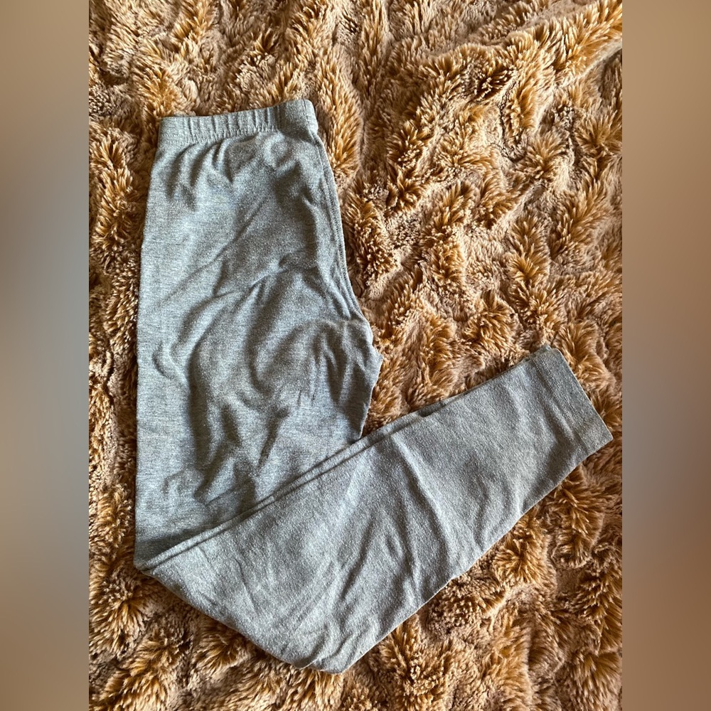 Grey cotton American Apparel leggings